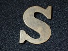 Civil War Us Federal Army Union Cap Kepi Hat Letter S Emblem Device 3 Prong Orig