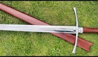 Real Medieval Long Sword Hand Forged High Carbon Steel two Handed Templar Sword