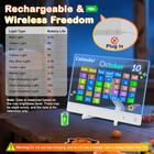 Rechargeable Led Note Board With Colors  13 7 x10 lumiboard Led Drawing Board Ac