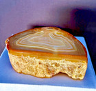 Natural Agate Geode Slab Cut   Polished Crystal Mineral Specimen 549 5 Grams