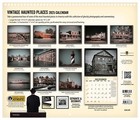 Asgard Press 2025 Vintage Haunted Places Calendar 14 x24   size When Open 