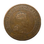 1904 Canada Large One Cent Coin Edward Vii Canadian 1 Penny Km  8 Bronze 25 4mm