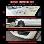 Front Bumper Lip Compatible With 2018 2019 2020 For Honda For Accord Sedan Ex ex