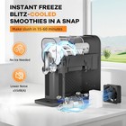 Slushie Machine 88oz Large Cold Frozen Drink Maker For Smoothies Margaritas Home