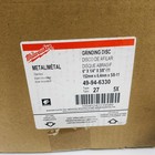 5pk Milwaukee 49-94-6330 Grinding Disc 6in X 1 4in X 5 8in-11 Type 27 Ao