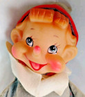Vtg Rare Musical Elf Pixie Windup Doll Christmas Condition Issues  See Photos 