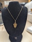 Vtg Miraculous Medal Gold Tone Pendant Necklace Miraculous Mary Pendant Chain