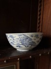 Extremely Rare Korean Joseon Dynasty Bowl With Ten Sumbols Of Longevity 19th C