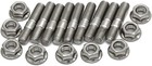 Exhaust Manifold Stud Kit 9 Pcs 304 Stainless Steel Exhaust Manifold Bolts For B