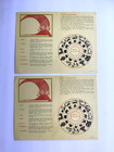 Vtg Pair Of Japan Air Lines Proclamationof The Seven Deities 1964-mr    Mrs 