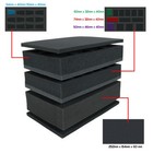 Enhance Wide Base Mini Figure Satchel - Case For 25 Minis   Custom Foam Tray
