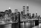 Giant Photo Wallpaper Wall Mural New York City Black   White No Adhesive