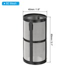 1 Pair 80 Mesh In-line Strainer Stainless Steel Filter Screen Replacement