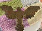 Vintage American Flying Eagle Flag Pole Topper Finial 11    Wingspan  threaded 