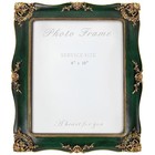 Vintage Picture Frame 8x10 Inch  Ornate Photo Frame For Wall Or 8x10 Green