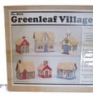 Greenleaf Village Kit  8016 From 1983 - Set Of Six - 1 32 Scale Buildings - Nos