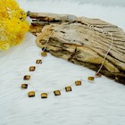 925 Sterling Silver Tiger Eye Choker Necklace - Handmade Minimalist Jewelry