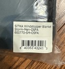 Sitka Windstopper Blanket-storm Blue-nwt -original Packaging - 600770-sm-osfa
