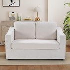 Ebello 57 1  Chenille Loveseat Sofa  Modern Comfy 2-seater Couch For Living Room