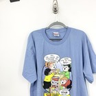 Vintage Usps Shirt Adult Size 2xl Bayside Cotton Blue Food Drive Postal Worker