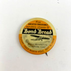 1930s Bond Bread Pin Back Aviation 6 North Pole Josephine Ford Floyd Bennett   s