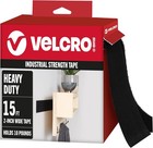Velcro Brand Heavy Duty Tape With Adhesive   15 Ft X 2 In   Holds 10 Lbs  Black