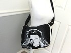 Twilight Edward Vampire Movie Saga Book Black White Large Y2k Messenger Bag
