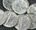     Estate Mercury Silver Dime Unc   Ms Bu     Old 90  Silver Rare    
