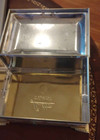 Vintage Linette Reading  Pa  Metal Tin Candy Trinket Box Hinged Floral W Germany