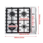 23   4 Burners Kitchen Gas Cooking Cooktop Built-in Stove Top Gas Cooktop Lpg ng
