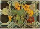 Nasturtium Stanislaw Wyspianski 1897 Woodcut Art Nouveau Botanical Print