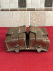 Vintage Leather Ammo Pouch Cartridge Magazine Mauser Mosin Military Yugo M48