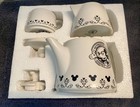New  Disney Parks Mickey Mouse Ceramic Teapot Set  Black   White In Box 