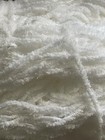 Lot Of 2 Chenille Yarn Skeins Bulky Weight White   Purple For Crochet Knitting