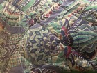 Pottery Barn Kaleidoscope Floral Comforter Blue   Purple   Pink Queen   4 Shams