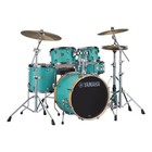 Yamaha Stage Custom Birch  5 Piece Shell Kit With 22  Bass Drum Matte Surf Green