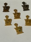 Vtg Lot Holiday Inn 2  4  7  8  9  And 10 Year Service Lapel Pin Logo Tie Tack