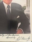 Rare Autograph On Photo Of Senator Ted Kennedy