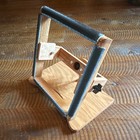 Adjustable Wooden Rug Hooking Frame Stand With Wood Handle  Wooden Frame