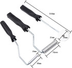 Fiberglass Paddle Roller Kit Set  Bubble Buster Roller Tool 3 Pcs Fiberglass Lam
