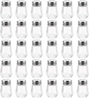 Set Of 30 Mini Salt And Pepper Shakers  0 5 Oz Clear Glass Individual Miniatu   