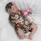 Realistic Reborn Dolls Vinyl Silicone Adorable Newborn Baby Girl Handmade Doll