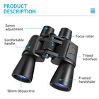 180x100 Hd Military Zoom Powerful Binoculars Day low Night Optics Hunting   Case