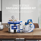 1 5 Gallon Vacuum Chamber W  3 5cfm Vacuum Pump Kit 1 4hp Single Stage 110v