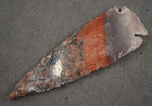 Part Translucent 3 3  Flint Spearhead Point Knife Blade Tool Arrowhead I-701