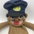 Melissa   Doug Plush Police Officer 12  Hand Puppet With  Hat No Shirt Or Stick