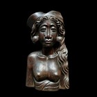 Rare 1950 Pita Maha Balinese Woman Sculpture Vintage Wooden Statue Fine Art