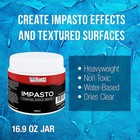 Clear Acrylic Impasto Gel Medium 500ml For Texture And Paint Layering