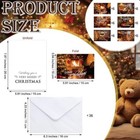 36 Sets Cozy Cabin Christmas Greeting Card Christmas Holiday Cards With 