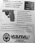 Bulk Lot 50 Wildlife Willy Economy Gun Trigger Locks Gun Store Pawn Shop Safety